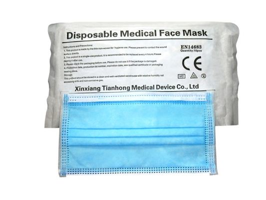 3 Layer 98% Medical Face Mask CE EUA Safety Color Surgical