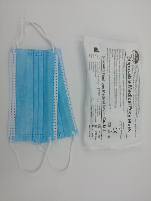 Nonwoven Protective Earloop Disposable Medical Face Mask