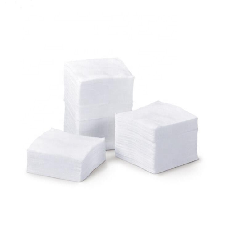 Ce Certified White Absorbent Sterile Surgical Cotton Gauze Pad 10cmx10cm